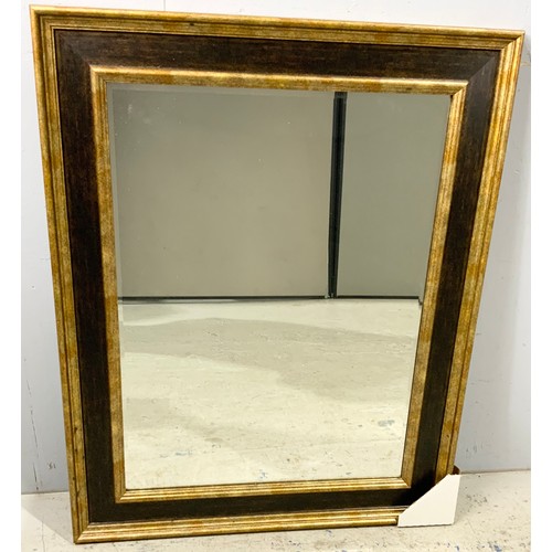 50 - TWO MODERN MIRRORS LARGEST FRAME 77cm x 60cm