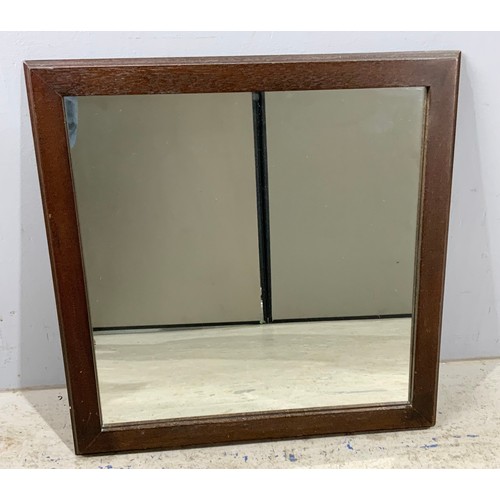 50 - TWO MODERN MIRRORS LARGEST FRAME 77cm x 60cm