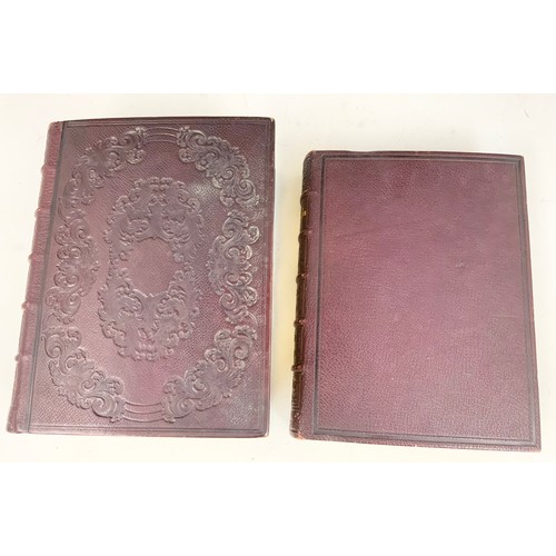 62 - BAGSTER’S COMPREHENSIVE BIBLE, VOLUMES I & II, LEATHER BINDINGS