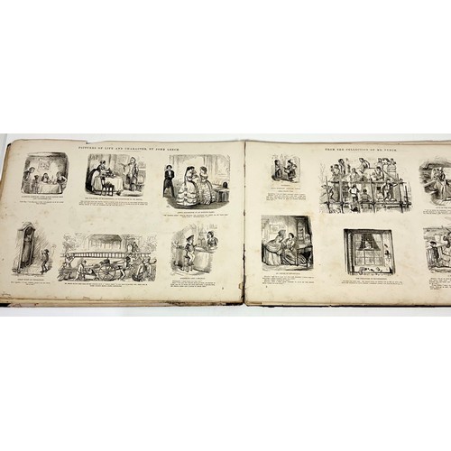 56 - THE ILLUSTRATED LONDON NEWS, 2 VOLUMES FROM 1854. VOL. 24 & VOL. 25 TOGETHER WITH PICTURES OF LIFE &... 