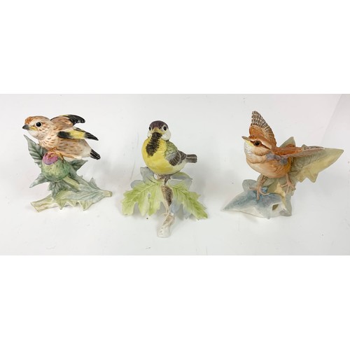 125 - 6 ROYAL WORCESTER FLEDGLING BIRD MODELS