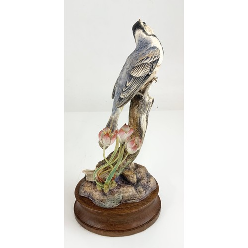 101 - 2 HEREFORD FINE CHINA HAND PAINTED BIRD MODELS TALLEST  32cm