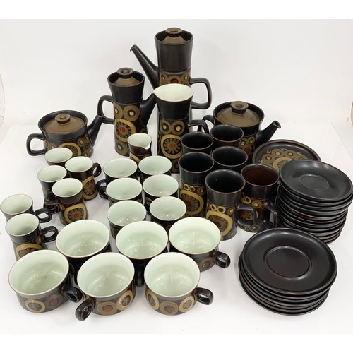 190 - LARGE QUANTITY DENBY ARABESQUE COFFEE & TEAWARE