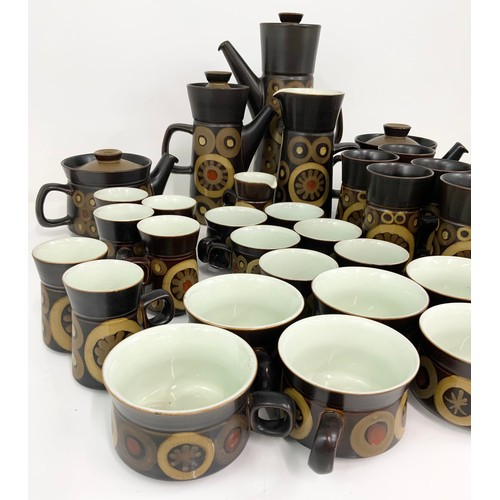 190 - LARGE QUANTITY DENBY ARABESQUE COFFEE & TEAWARE