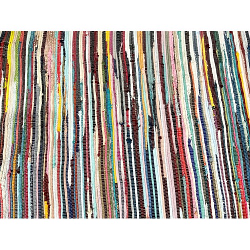 1062 - GIANT MULTI COLOURED CHINDI STYLE RUG APPROX. 315cm x 245cm