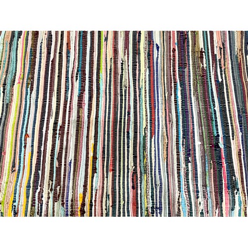 1062 - GIANT MULTI COLOURED CHINDI STYLE RUG APPROX. 315cm x 245cm