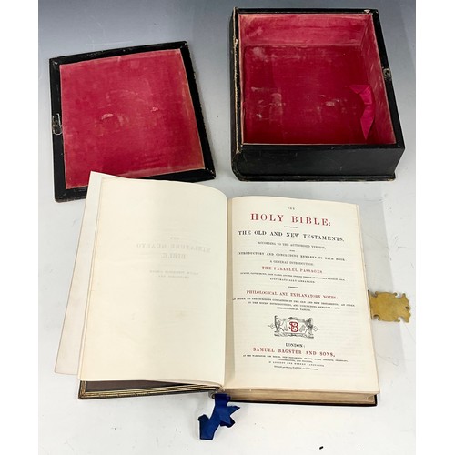 61 - LARGE BIBLE WITH CLASP AND BOX