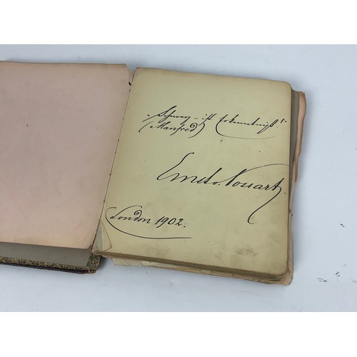 77 - AN INTERESTING 19th CENTURY AUTOGRAPH BOOK AND POSTAL EPHEMERA, INC. HAND WRITTEN LETTER FROM BUCKIN... 