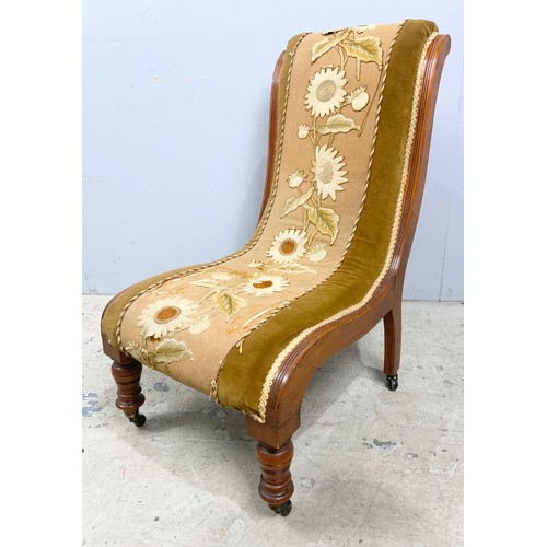 734 - VICTORIAN CHAIR/STOOL