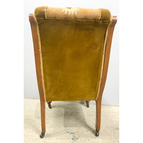 734 - VICTORIAN CHAIR/STOOL