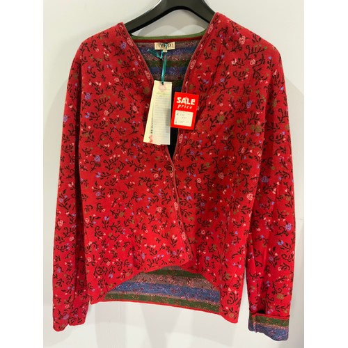 814 - 3 STYLISH IVKO LADIES CARDIGANS SIZE 40