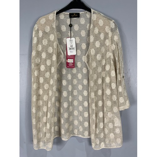 818 - 3 EUGEN KLEIN LADIES TOPS INC LONG CARDIGAN ALL SIZE 42