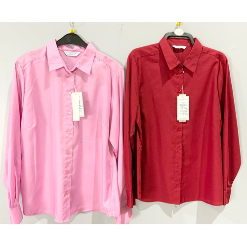 845 - 4 SMART LADIES TOPS INC DOUBLE TWO ,  EUGEN KLEIN & CURREY ALL SIZE 16