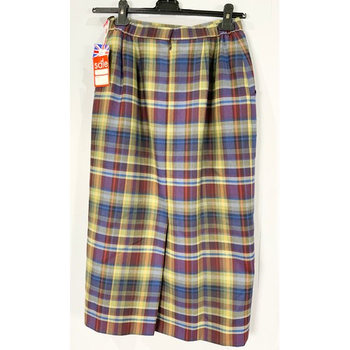 877 - HUDSON & ONSLOW LADIES SKIRT WITH A  TARTAN SKIRT BOTH SIZE 12