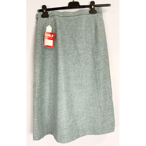 909 - 2 WOOLEN LADIES SKIRTS BOTH SIZE 12 BOTH WITH SALE PRICE TAGS £85