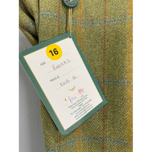 970 - CHRYSALIS LADIES TWEED BREECHES / BREEKS SIZE 16  PRICE TAG £210