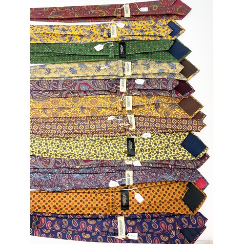 1035 - 12  FORT & STONE TIES  PRICE TAGS OF £30+ EACH