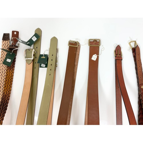 1037 - LEATHER BELTS INC ALEYVA VARIOUS SIZES