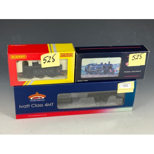 525 - BACHMANN, BOXED, (FADED IN CORNER) 32-580A IVATT 4MT 43014 BR BLACK WEATHERED 8DCC, BACHMANN 31-456 ... 