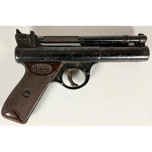 111 - WEBLEY SENIOR AIR PISTOL Note: Purchaser Must Be 18 Years Or Older And The Item Must Be Collected In... 