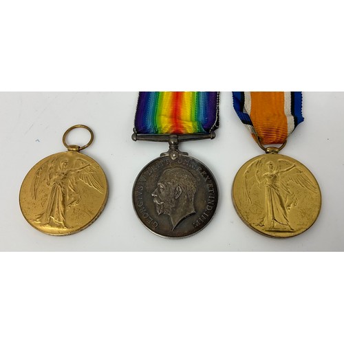 120 - WWI MEDALS, BRITISH WAR MEDAL AND VICTORY MEDAL 66975 PTE. C.A.BROWN DURH. L.I.  AND A VICTORY MEDAL... 