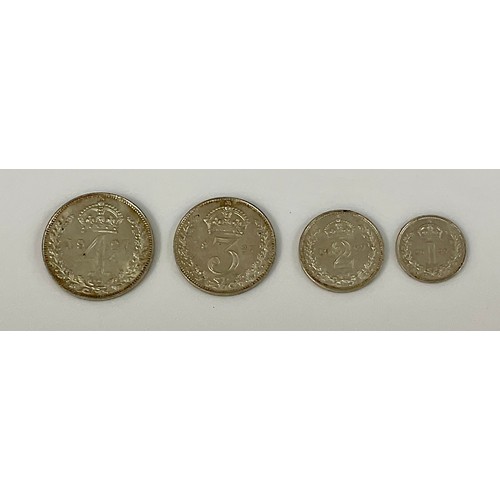 224 - 1927 GEORGE V MAUNDY SET COMPRISING 4d, 3d, 2d AND 1d