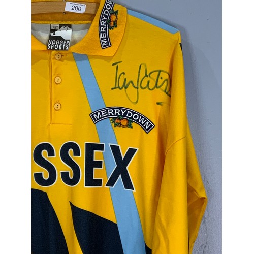 200 - CRICKET INTEREST, A SUSSEX, IAN SALISBURY ONE DAY SHIRT, 42” SIGNED ON FRONT