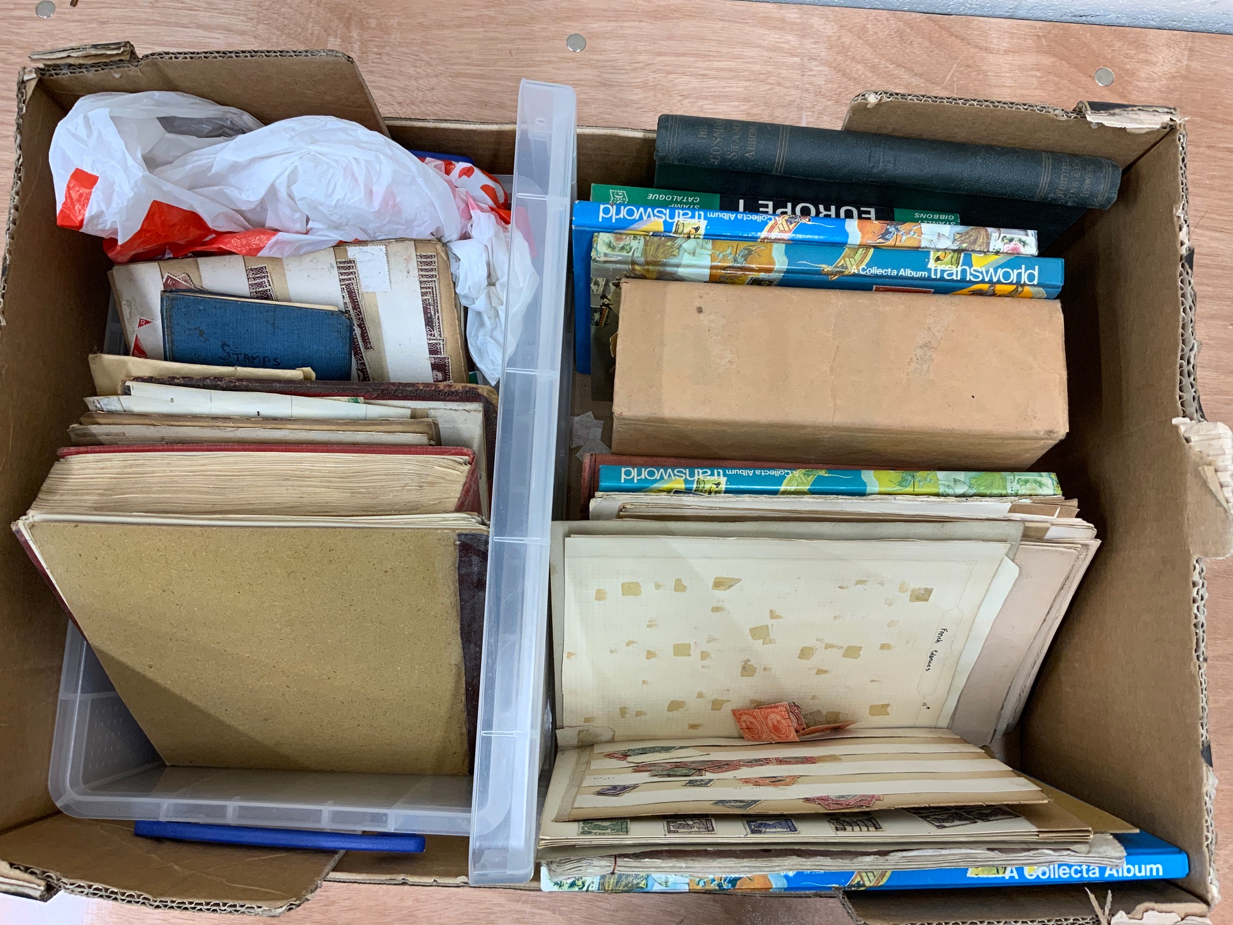 STAMPS A GLORY BOX OF STAMPS IN VARIOUS ALBUMS, NOTED NICE UNPICKED