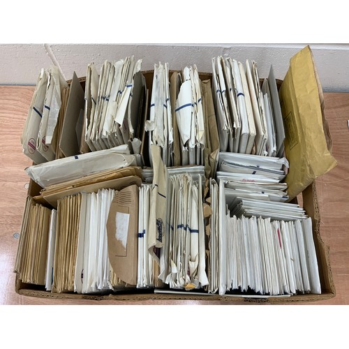 408 - BIG BOX OF PHILATELIC BUREAU SENDING OF STAMPS, FDC’S CARDS ETC, MANY 3 OF EACH, 1960-70’S STILL IN ... 