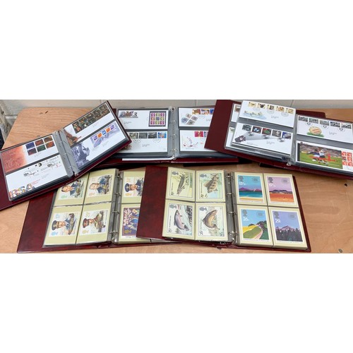 412 - STAMP INTEREST ROYAL MAIL 2 ALBUMS OF PHQS ROYAL MAIL FDC ALBUMS X 6 WITH TYPED FDC’S BETWEEN 1985 &... 