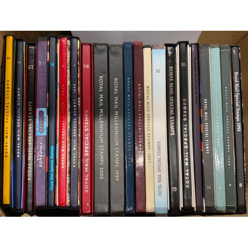 413 - ROYAL MAIL COLLECTORS ALBUMS GB NO 4-15, 18-21, 1984-86, 1999-2000, 21 BOOKS WITH STAMPS HIGH
 CATAL... 