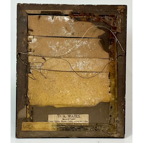 31 - F.W.HUTSON WATERCOLOUR DEPICTING MARITIME SCENE, APPROX. 19 X 26 cm