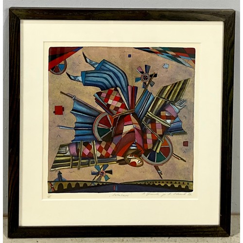 58 - LTD. ED. PRINT (27/350) ‘ICARUS LEARNING TO FLY’ BY IVANOV 32cm x 31cm