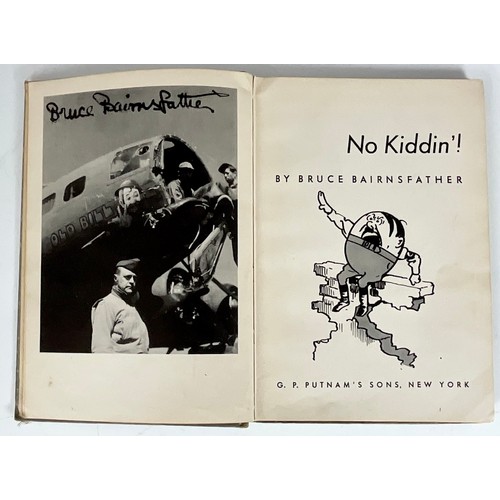 110 - BRUCE BAIRNSFATHER BOOK – “NO KIDDIN” SIGNED AND DEDICATED FROM THE AUTHOR