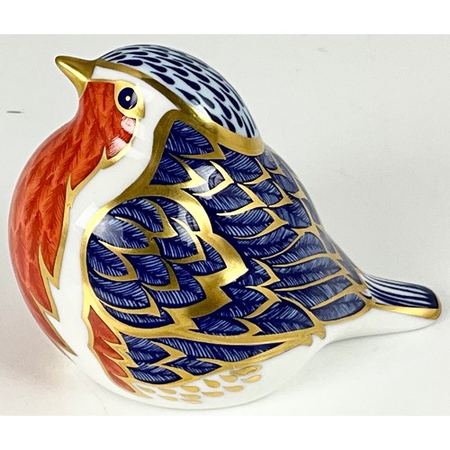 173 - CROWN DERBY BIRD PAPER WEIGHT