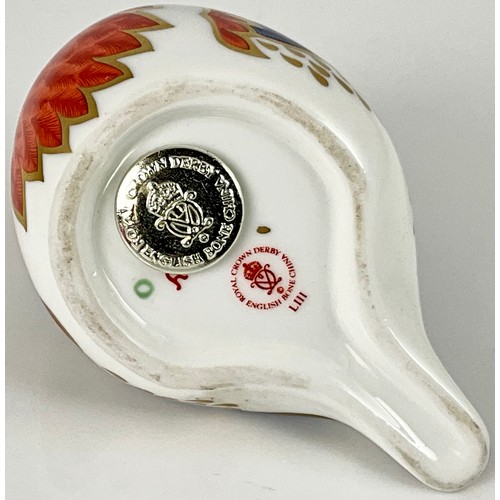 173 - CROWN DERBY BIRD PAPER WEIGHT