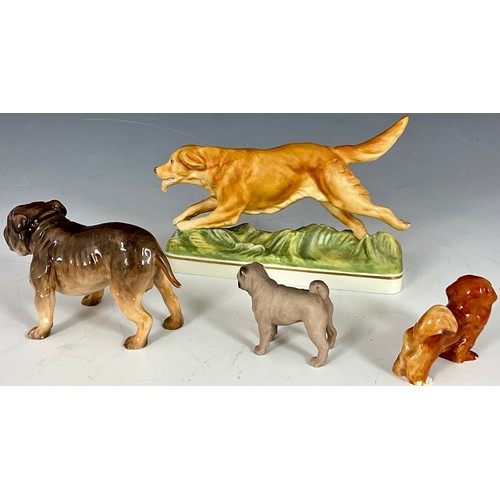 177 - MISC. DOG FIGURES INC. ROYAL WORCESTER AND DOULTON