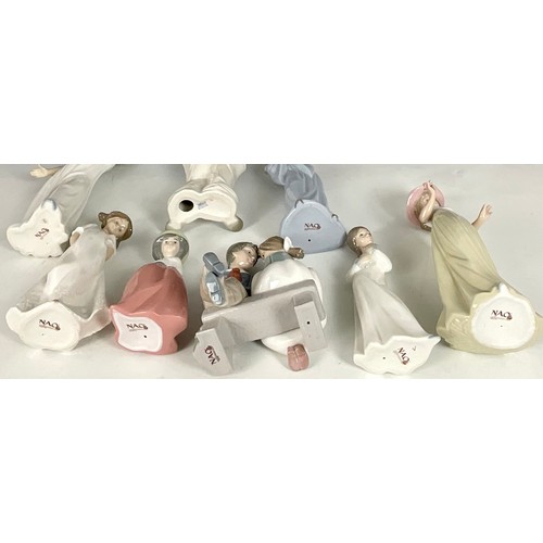 181 - COLLECTION OF NAO FIGURES AND ONE OTHER