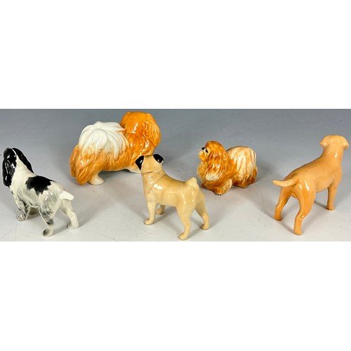 193 - MISC. DOG FIGURES INC. BESWICK AND SYLVAC