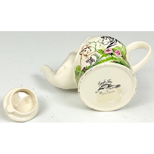 253 - COLLECTION OF NOVELTY TEAPOTS, MOSTLY WADE PLUS 2 OTHERS