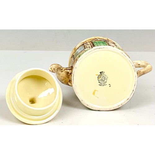 253 - COLLECTION OF NOVELTY TEAPOTS, MOSTLY WADE PLUS 2 OTHERS