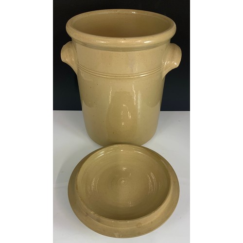 303 - LARGE BREAD CROCK 40cm TALL