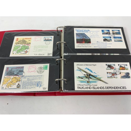 490 - ALBUM OF THEMATIC FIRST DAY COVERS MILITARY INTEREST