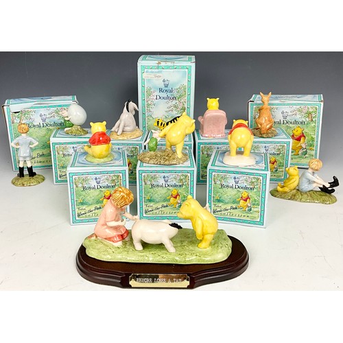 149 - QTY. ROYAL DOULTON WINNIE THE POOH BOXED FIGURES