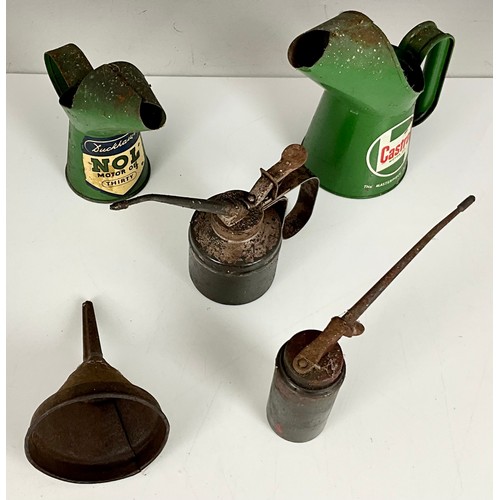 21 - OIL CANS INCLUDING NOL & CASTROL