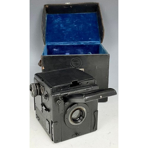 430 - ENSIGN SPECIAL REFLEX CAMERA IN FITTED CASE WITH ACCESSORIES