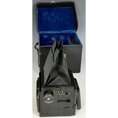 430 - ENSIGN SPECIAL REFLEX CAMERA IN FITTED CASE WITH ACCESSORIES