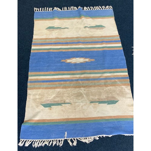 786 - 2 IMPORTED RUGS / MATS LARGEST 195cm x126cm