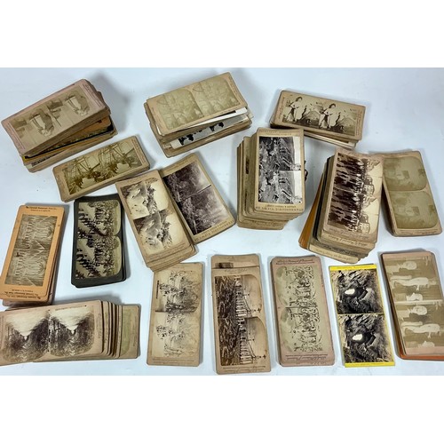 426 - LARGE QTY. STEREOSCOPE CARDS INC. ‘ENGLISH AND FOREIGN SCENERY’, ‘UNDERWOOD & UNDERWOOD’, ‘GEO. BARK... 