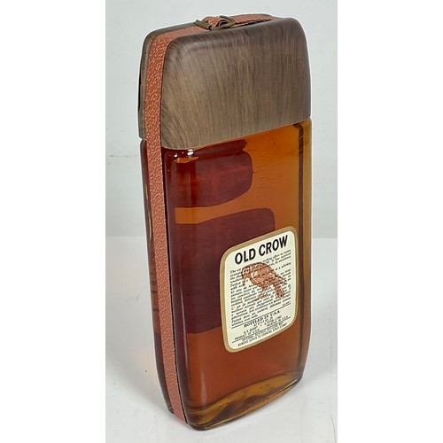 5 - BOTTLE OLD CROW KENTUCKY STRAIGHT BOURBON WHISKEY, CIRCA 1968